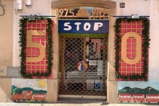 Façana de la botiga de joguines Stop que a finals de l'any passat va complir 50 anys