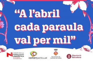 Imatge de la campanya 'A l'abril cada paraula val per mil'