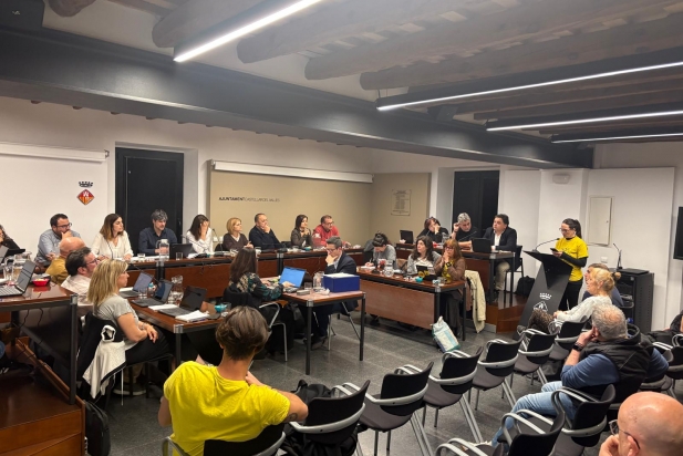 Intervfenció de la representant de la comunitat educativa d’El Coral en el ple de març