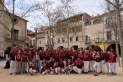 Els Castellers de Castellar a Banyoles, el passat 22 de març. ||  CEDIDA