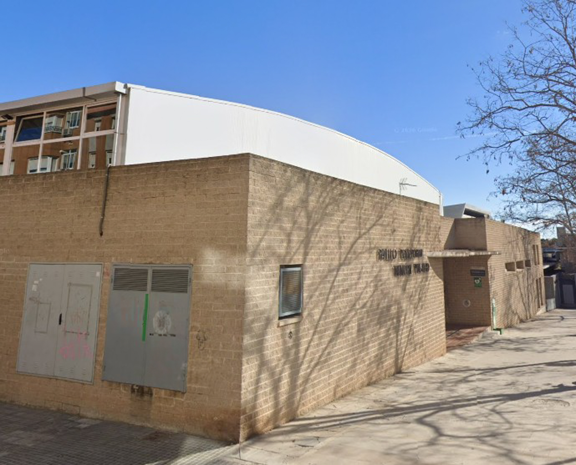 El pavelló Puigverd. El pavelló Puigverd.