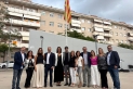 Imatge del grup municipal de Som de Castellar-PSC la passada Diada Nacional