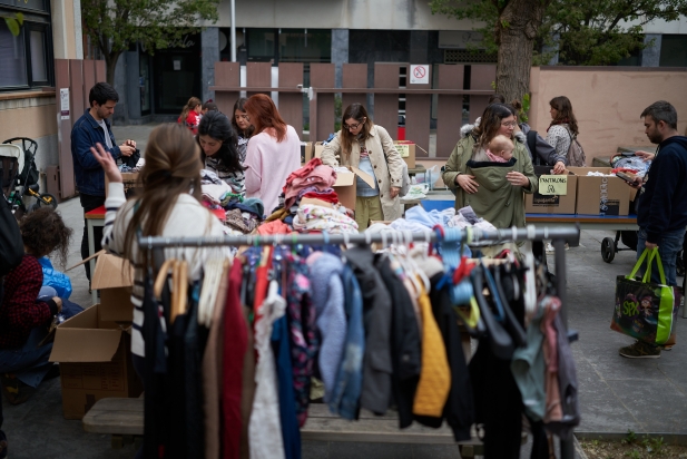 El Pati de les 3 Moreres va ser la seu del mercat d'intercanvi.