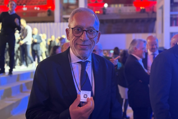 Ramon Alberch, dimarts després de rebre la Creu de Sant Jordi