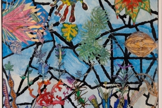 Fragment d’una de les obres que es poden veure al local social de Can Font. ||  CEDIDA