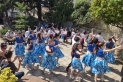 Moment de la ballada del Ball de Gitanes a les residències de Castellar. || CEDIDA