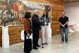 Ferran Capdevila presentant l'exposició 'La Guerra'