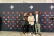 D'esquerra a dreta, Alberto Reche, Sergio Rodríguez i Albert Abril al 'photocall' dels premis Sonor