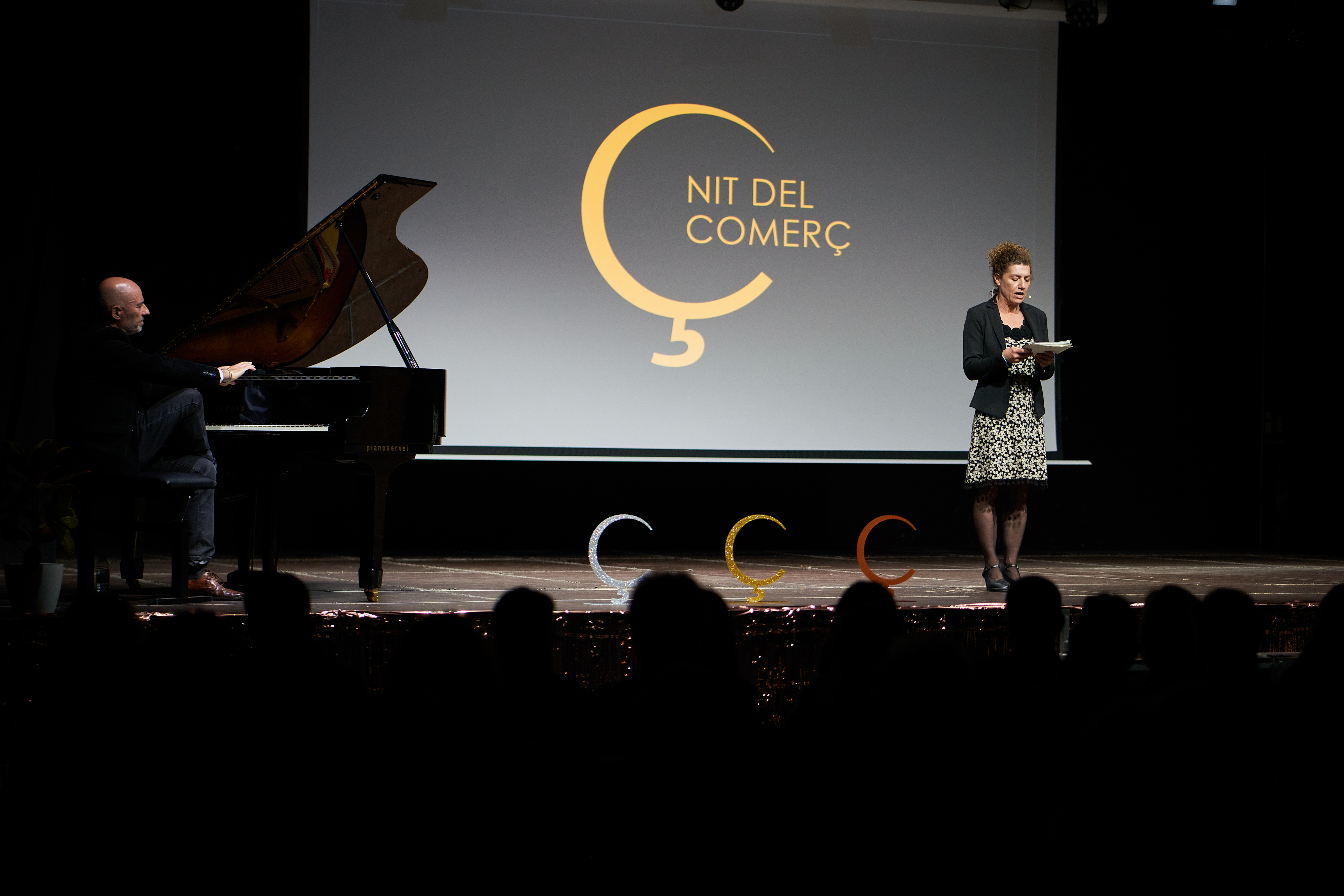 Sebastià Soley va amenitzar l'acte amb la interpretació de peces al piano. || Q. P.