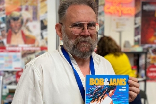 Joan Mundet va presentar 'Bob & Janis' al Saló del Còmic. || R. G.