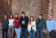 Els regidors Joan Juni i Lluís López amb els diputats de Junts