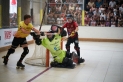 Oriol Garcia en la jugada del primer gol del Castellar.