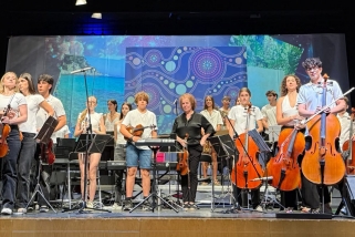 Moment dels concerts d'Acció Musical Castellar - Artcàdia a l'Auditori Municipal. || CEDIDA