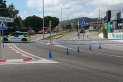 El tram urbà de la B-124 tancat totalment al trànsit per la fuita de gas