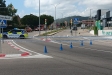 El tram urbà de la B-124 tancat totalment al trànsit per la fuita de gas