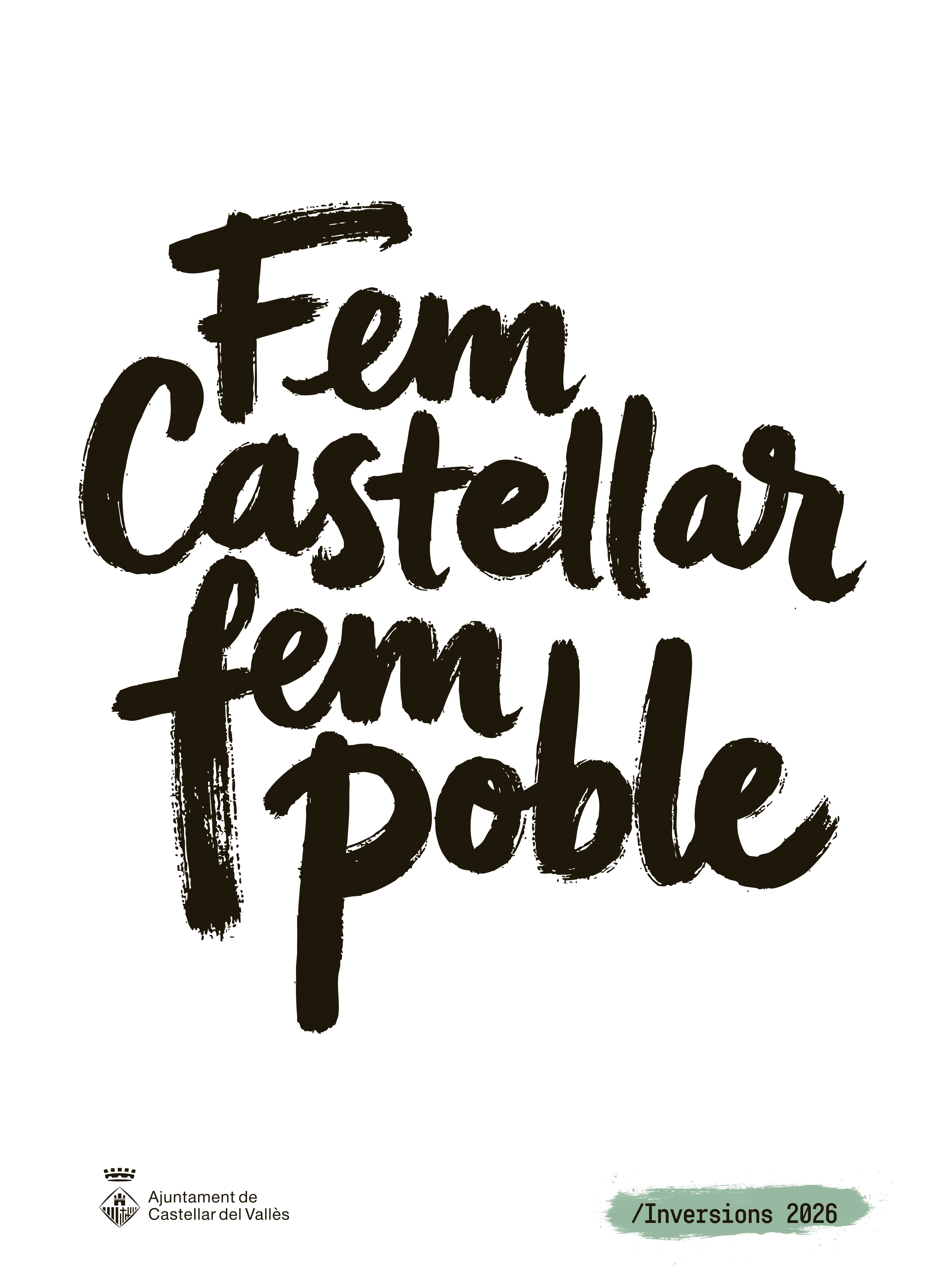 Portada suplement inversions 'Fem Castellar, fem poble'