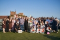 Els participants, els organitzadors i el jurat de la desena edició del CorreTapa, dimecres a la terrassa d’El Mirador