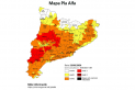 Mapa de Catalunya del Pla Alfa d'aquest 23 de juny de 2026