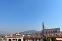 Aquest matí (9.30 a.m.), des del carrer Major de Castellar del Vallès, amb imatge al fins de la Mola i el Puig de la Creu. || A. San Andrés
