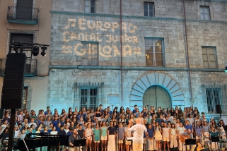 Moment del concert a l'Europa Cantat Junior. || CEDIDA