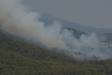 Un helicòpter actuant a l'incendi de Sentmenat dilluns 6 de juliol