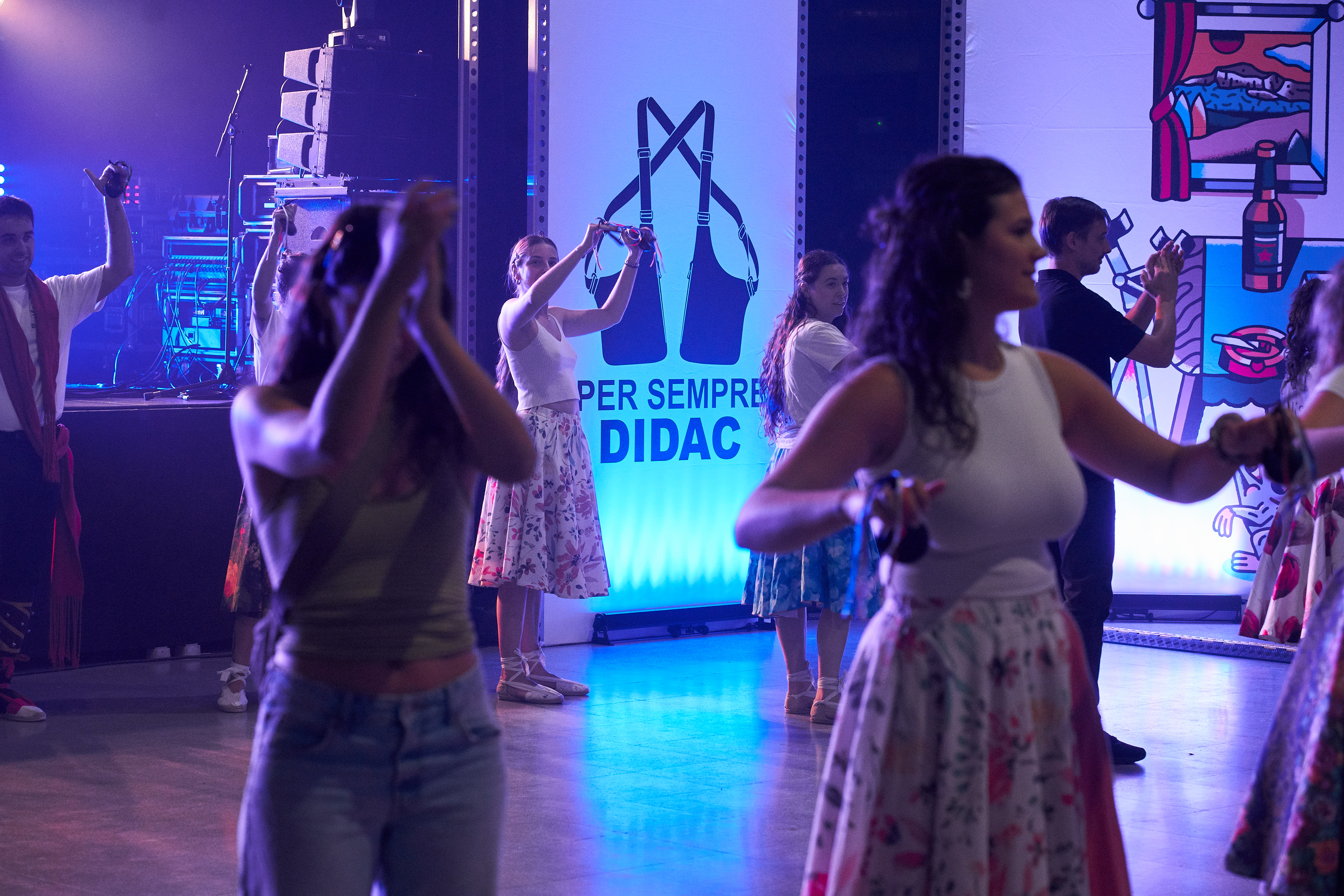 El Ball de Gitanes també va ballar pel Dídac Prat. || Q. P.