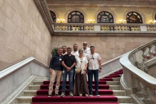 Els caps de llista de Junts de Castellar del Vallès, Sentmenat, Sant Llorenç Savall i Gallifa amb els diputats