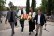 Ofrena floral de l’Ajuntament durant l’acte institucional de la Diada el 2025