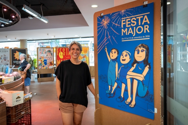 Beatriz Hernández, autora del cartell de la Festa Major de Castellar del Vallès 2026. ||  M. ANTÚNEZ