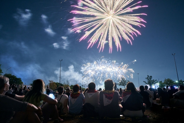 Imatge del castell de focs que ha posat el punt i final de la Festa Major aquest 2026 || Q. Pascual Imatge del castell de focs que ha posat el punt i final de la Festa Major aquest 2026 || Q. Pascual