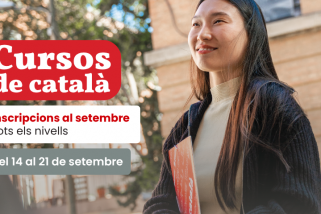 Imatge promocional dels cursos de català