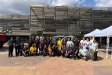 Foto de grup de tots els representants dels diversos cossos d'emergència i seguretat que han participat en la jornada de Castellar