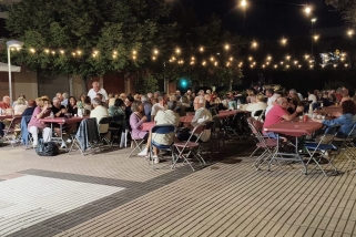 Ambient del sopar de Can Carner de dissabte passat