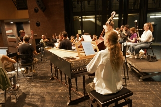 Assaig general del concert que la Kamerata Castellar oferirà dissabte a l’Auditori Municipal. || M. Antúnez