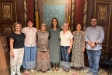 L'alcaldessa de Castellar, Yolanda Rivera, amb les quatre persones que s'han incorporat auqest dijous 1 d'octubre a l'Ajuntament