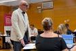Moment de la presa de possessó de Juan Juni com a nou conseller comarcal del grup de Junts per Catalunya