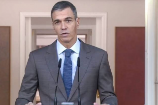 Pedro Sánchez ha comparegut a la Moncloa per anunciar l'avançament electoral al pròxim 29 de novembre