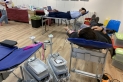 Assistents a la jornada de donació de sang al local del CEC aquest dijous