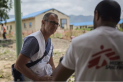 Joan Tubau, en una de les seves estades a Gaza. || Metges Sense Fronteres